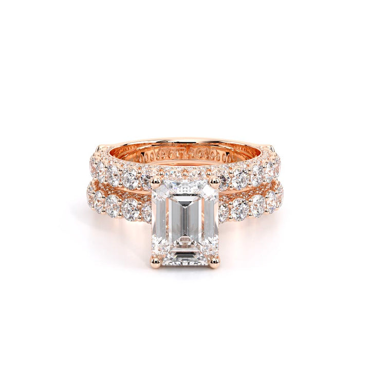 Couture-0489EM25-18K Rose Gold Emerald
