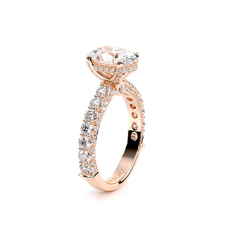 Couture-0489OV25-14K Rose Gold Oval