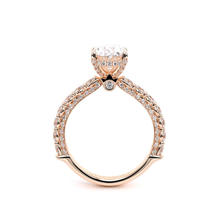 Couture-0489OV25-14K Rose Gold Oval