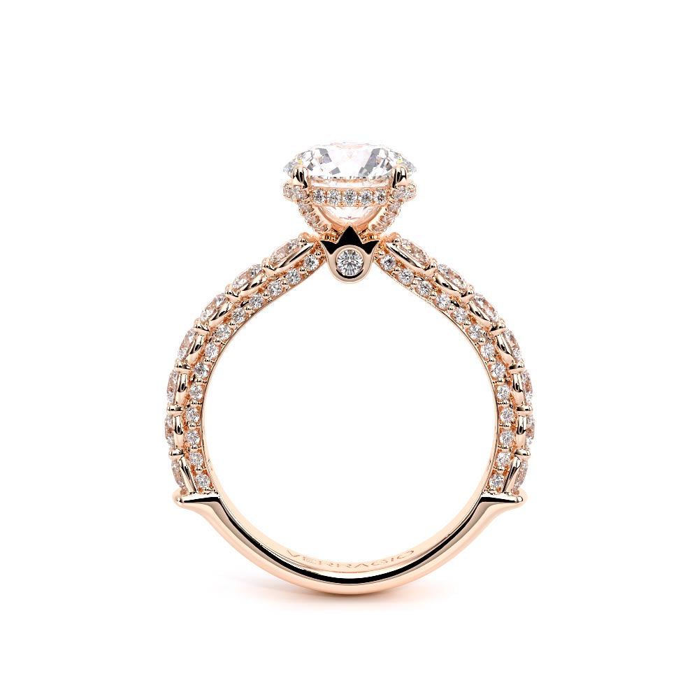 Couture-0489R25-18K Rose Gold Round
