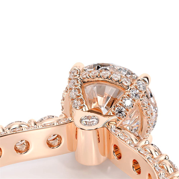 Couture-0489R25-18K Rose Gold Round