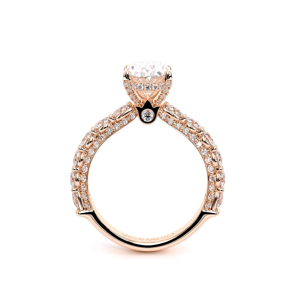 Couture-0489OV30-14K Rose Gold Oval