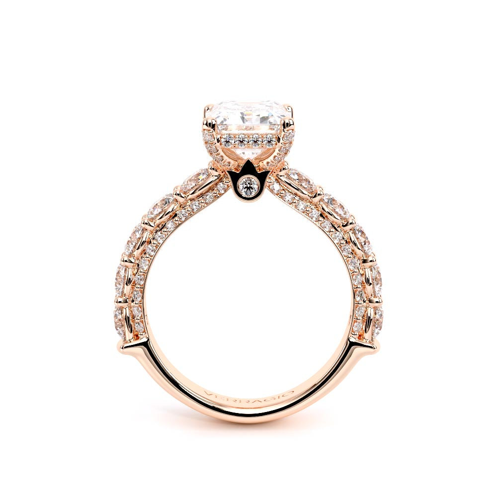 Couture-0489EM34-18K Rose Gold Emerald