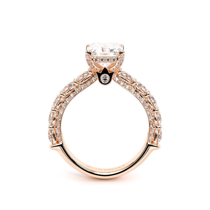 Couture-0489EM34-18K Rose Gold Emerald