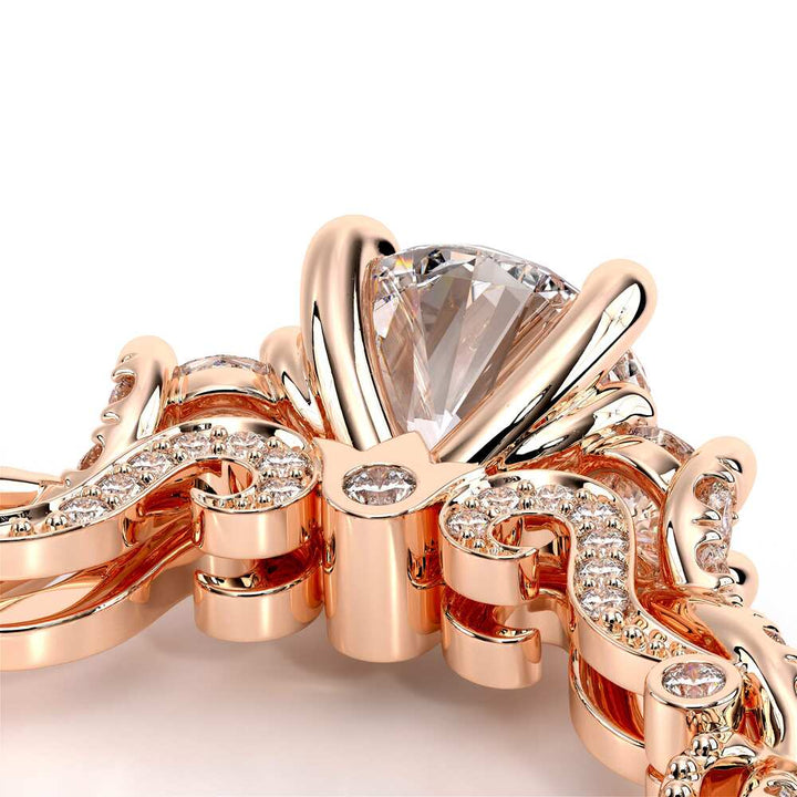 Insignia-7074r-14k Rose Gold Round
