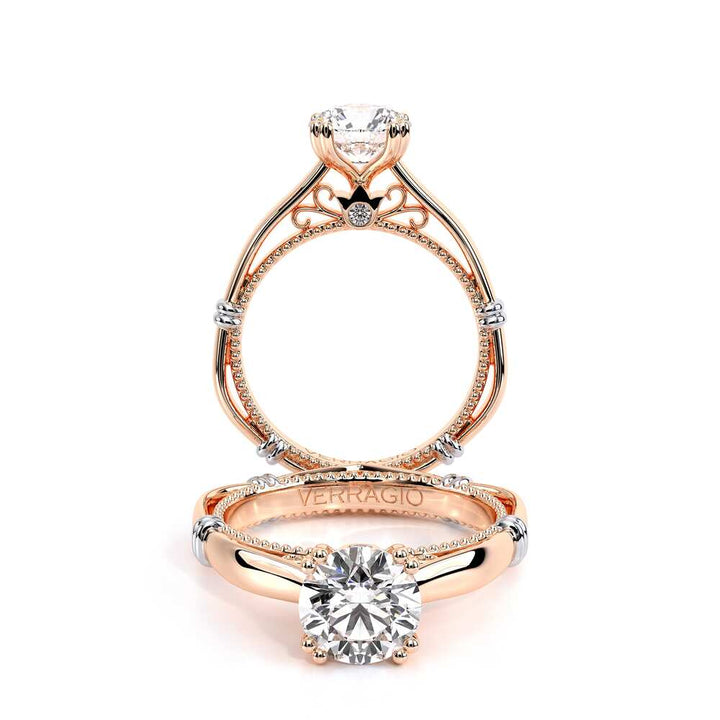 Parisian-120r-18k Rose Gold Round