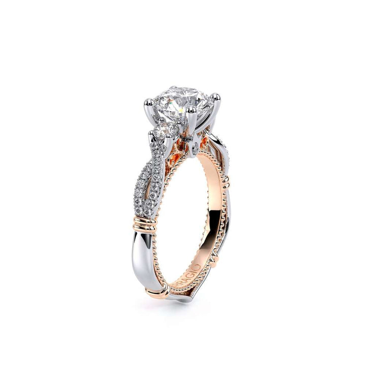 Parisian-129r-18k Two Tone Round