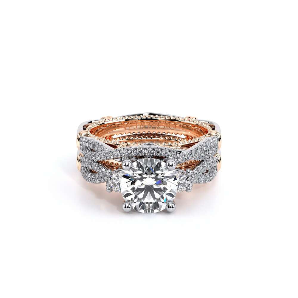 Parisian-129r-18k Two Tone Round