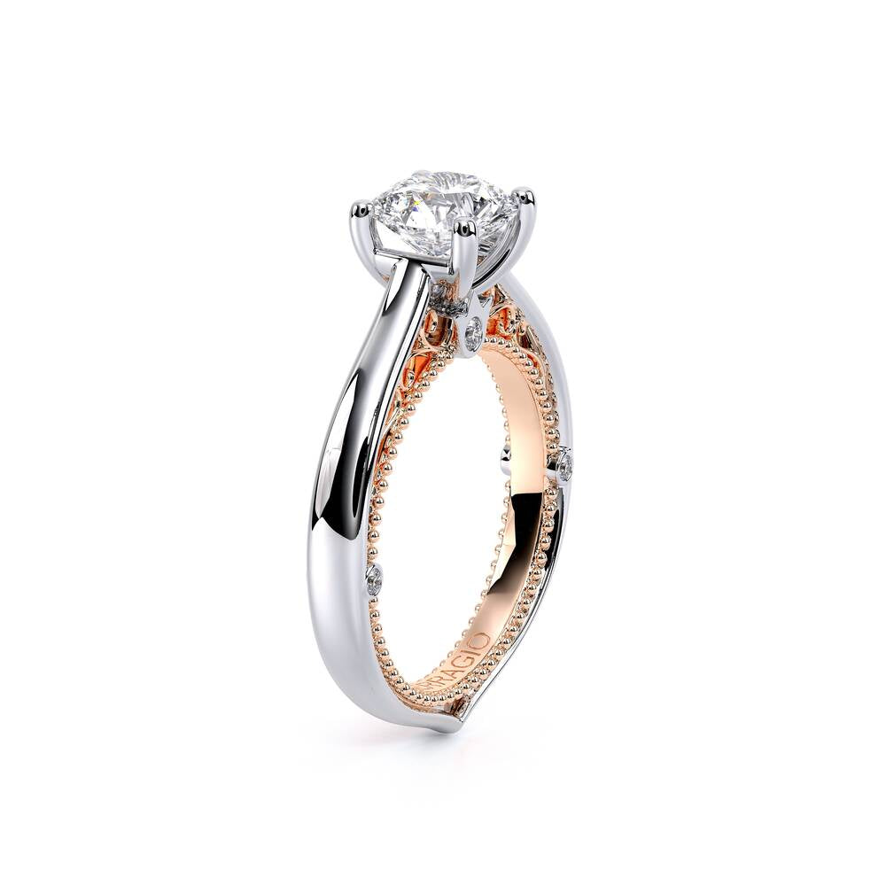 Venetian-5047r-14k Two Tone Round