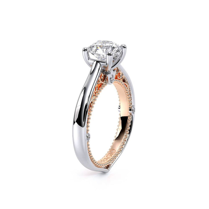 Venetian-5047r-14k Two Tone Round