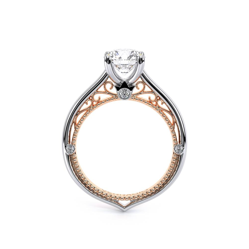Venetian-5047r-14k Two Tone Round