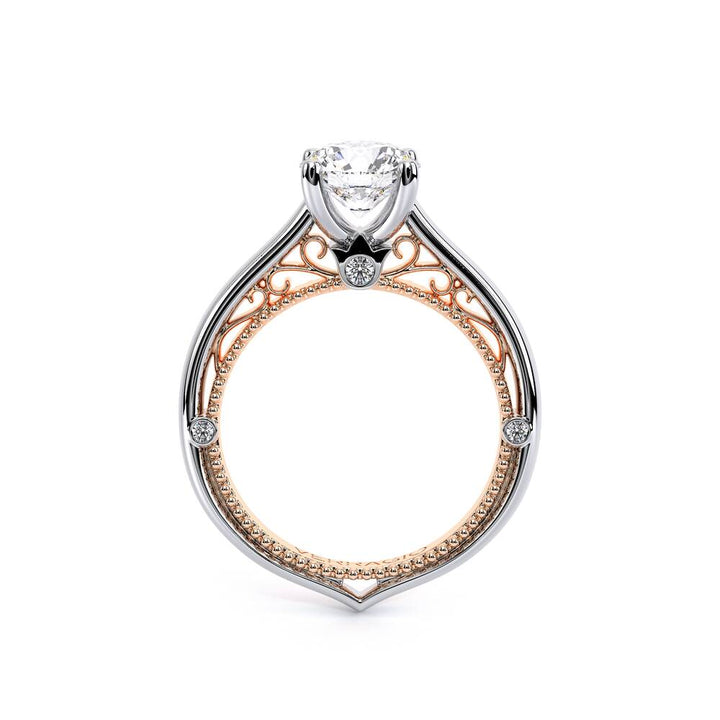 Venetian-5047r-14k Two Tone Round