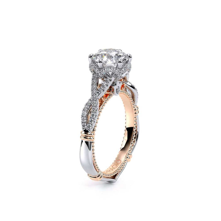 Parisian-153r-18k Two Tone Round