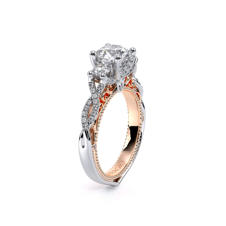 Venetian-5079r-14k Two Tone Round