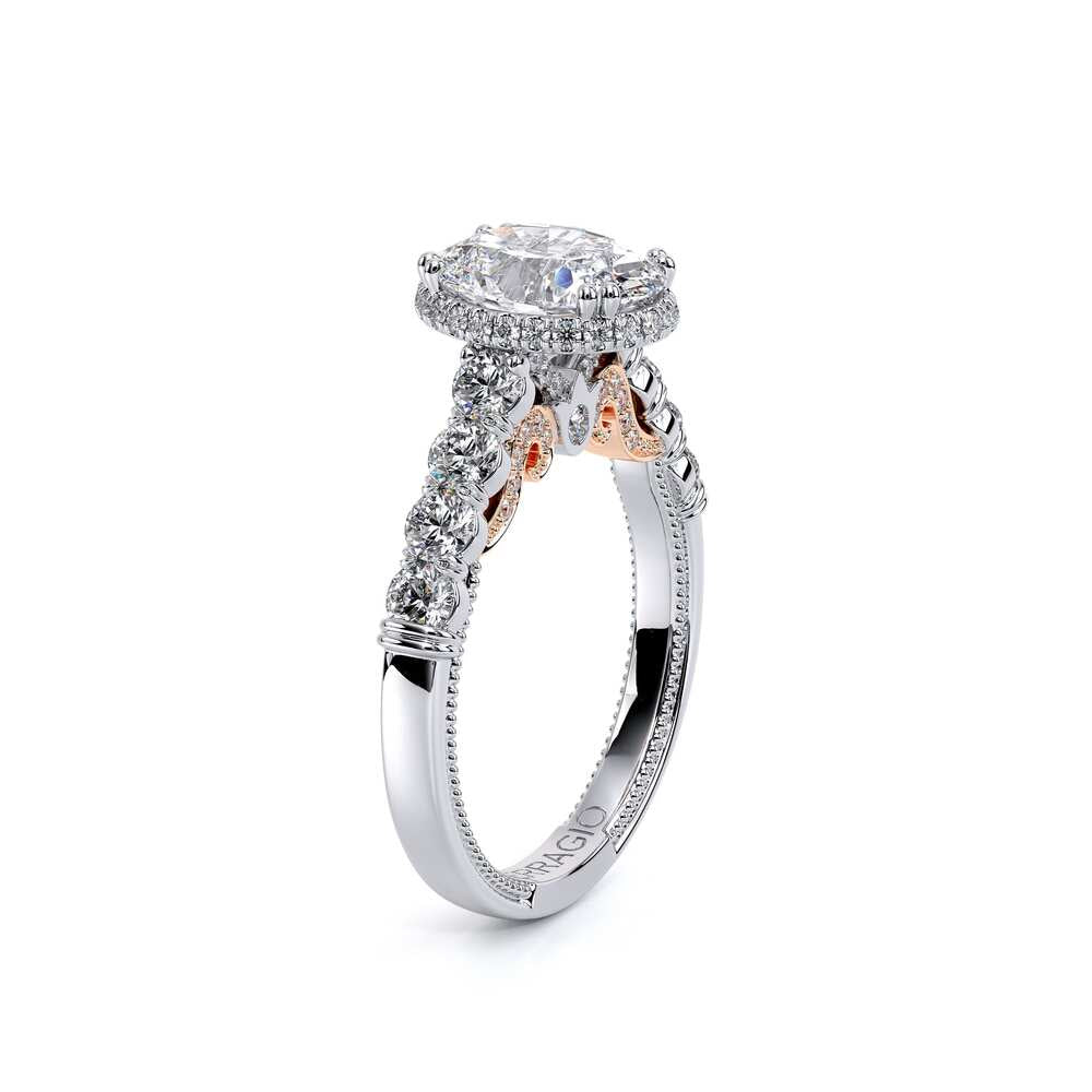 Insignia-7100ov-14k Two Tone Oval