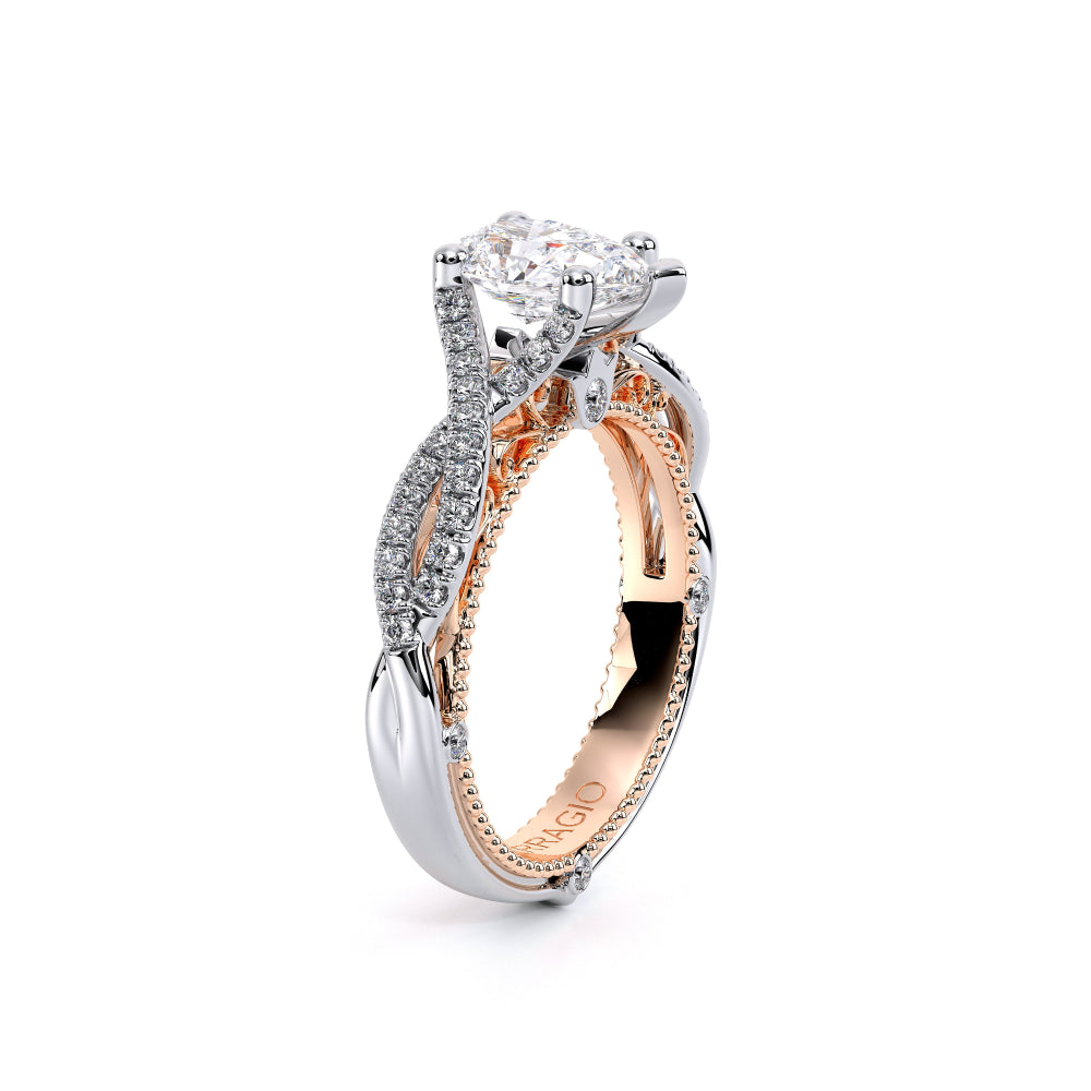 Venetian-5003pear-14k Two Tone Pear