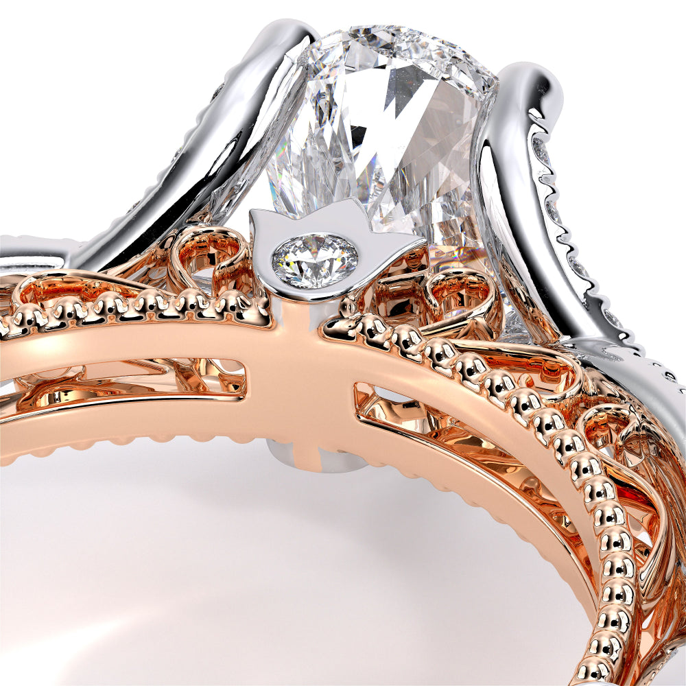 Venetian-5003pear-14k Two Tone Pear
