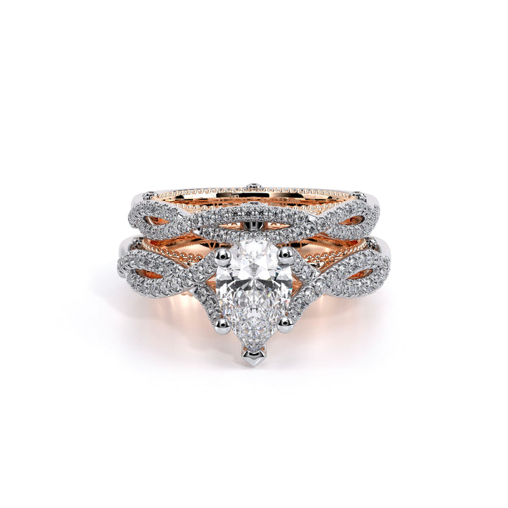 Venetian-5003pear-14k Two Tone Pear