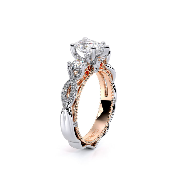 Venetian-5013pear-14k Two Tone Pear