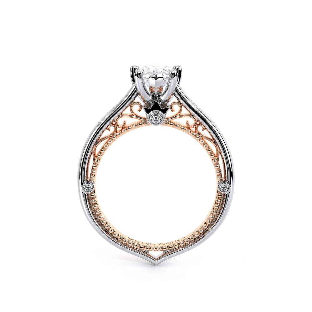 Venetian-5047pear-14k Two Tone Pear