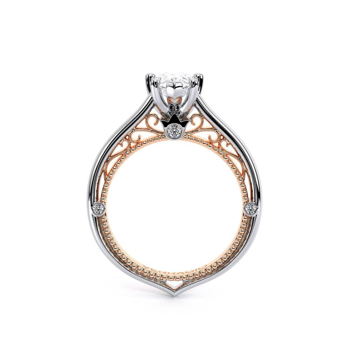 Venetian-5047pear-14k Two Tone Pear