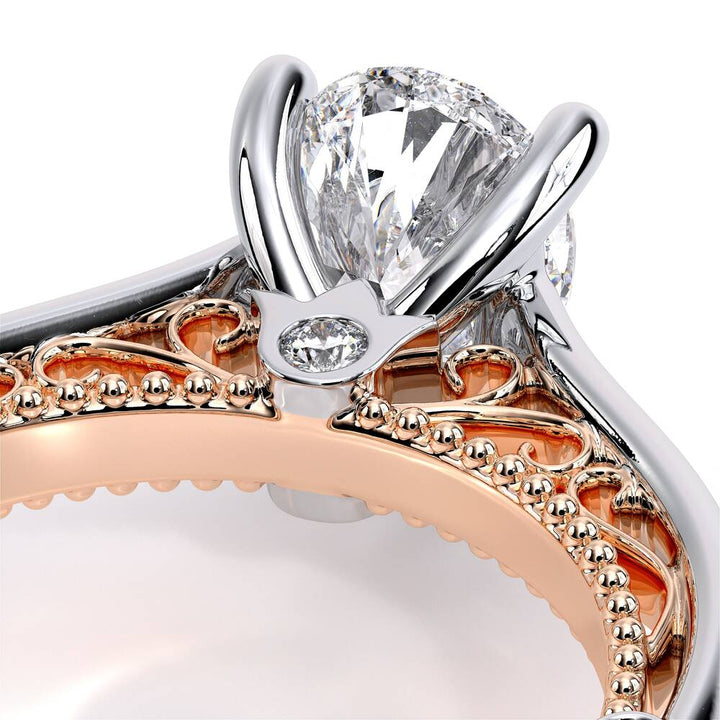 Venetian-5047pear-14k Two Tone Pear