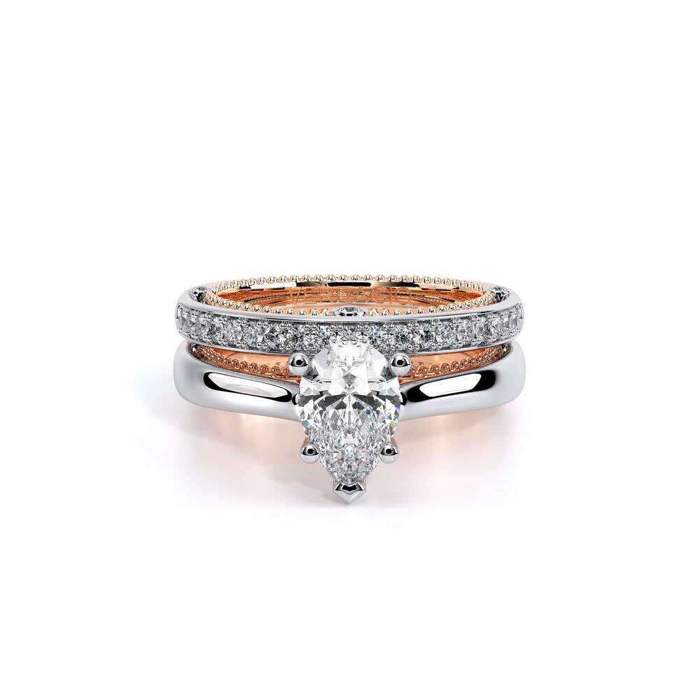 Venetian-5047pear-14k Two Tone Pear