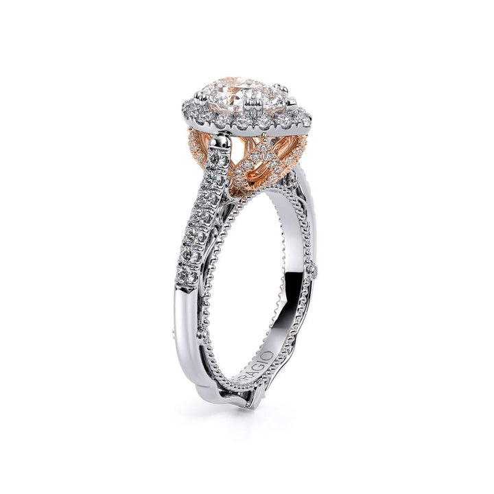 Venetian-5061pear-18k Two Tone Pear