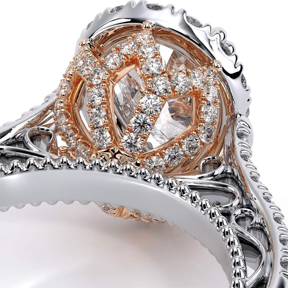 Venetian-5061pear-18k Two Tone Pear