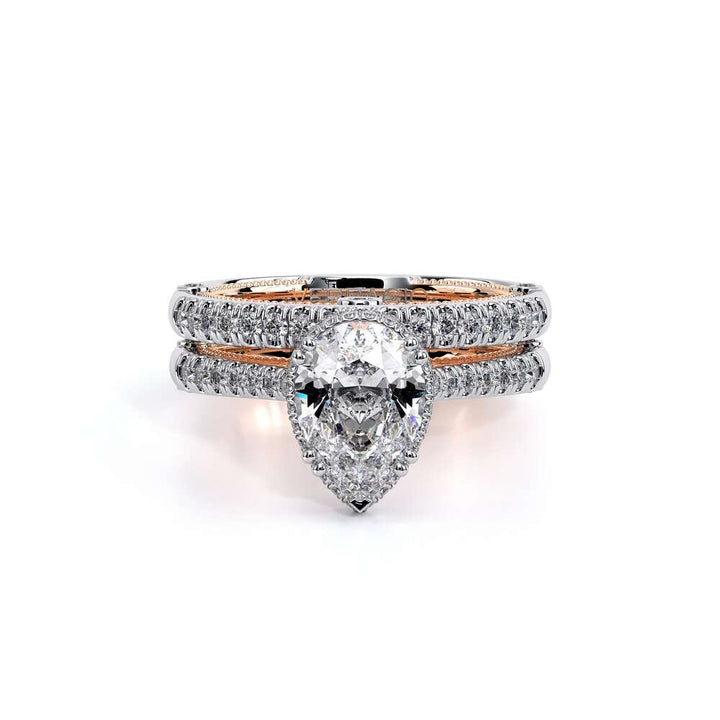 Venetian-5081-18k Two Tone Pear