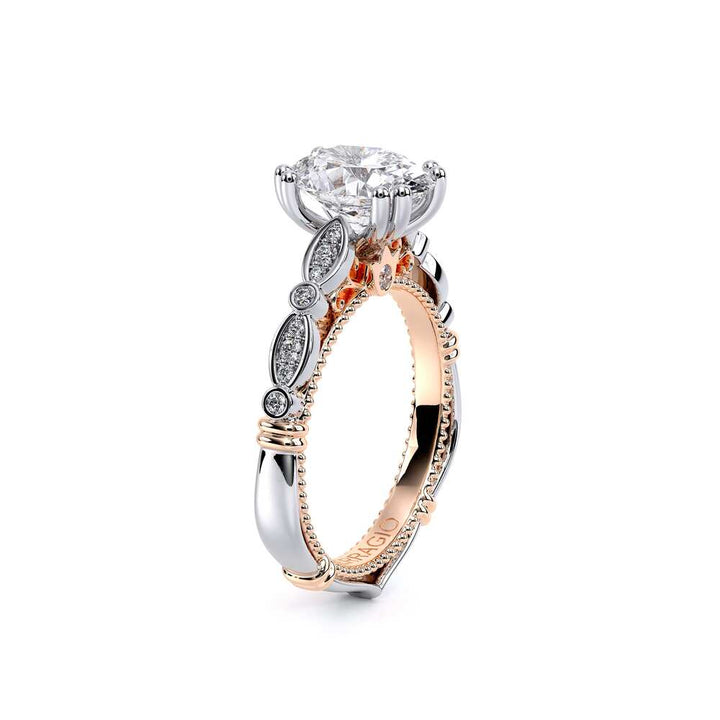 Parisian-100ov-18k Two Tone Oval