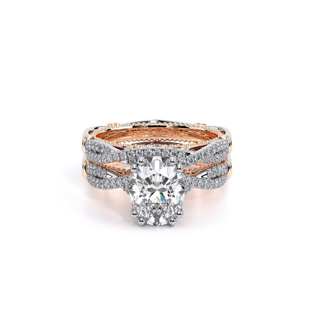 Parisian-105ov-14k Two Tone Oval