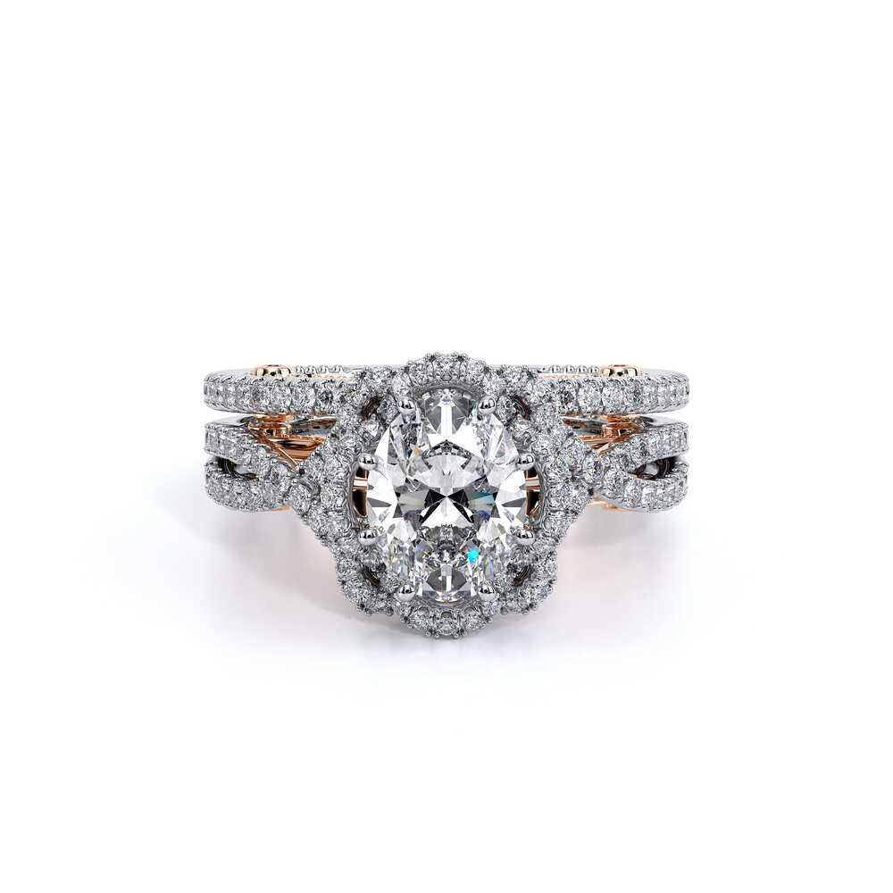 Insignia-7087ov-18k Two Tone Oval