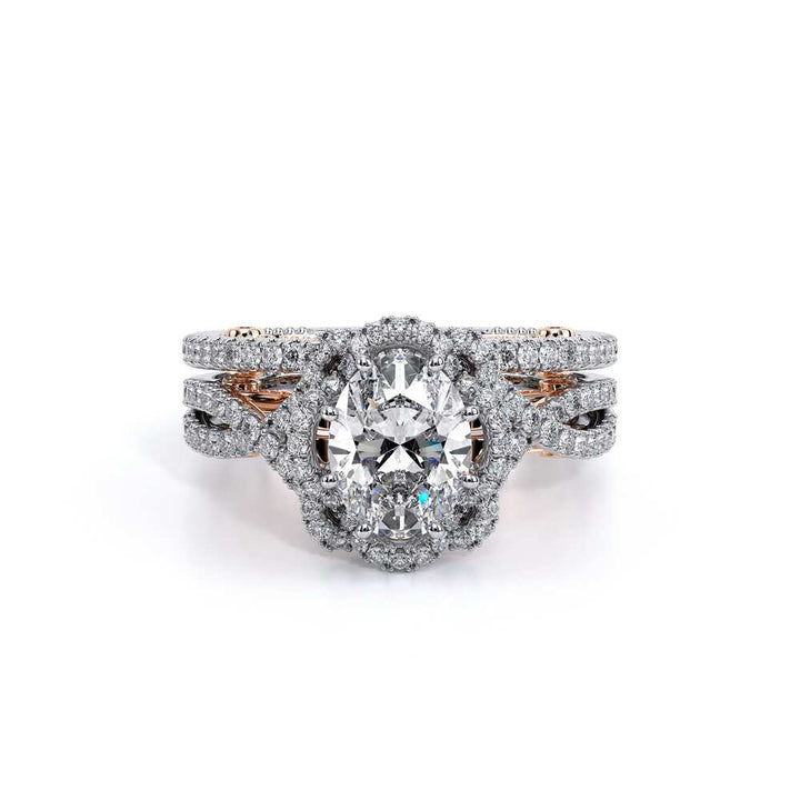 Insignia-7087ov-14k Two Tone Oval