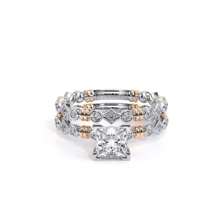 Renaissance-973-P-18k Two Tone Princess
