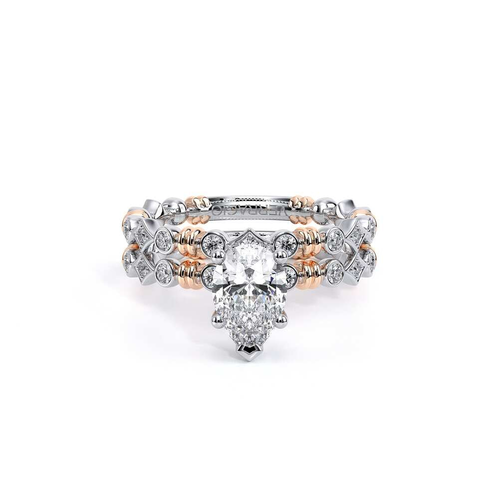 Renaissance-973-Pear-18k Two Tone Pear