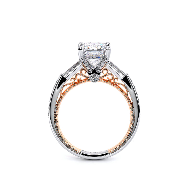 Venetian-5085em-14k Two Tone Emerald