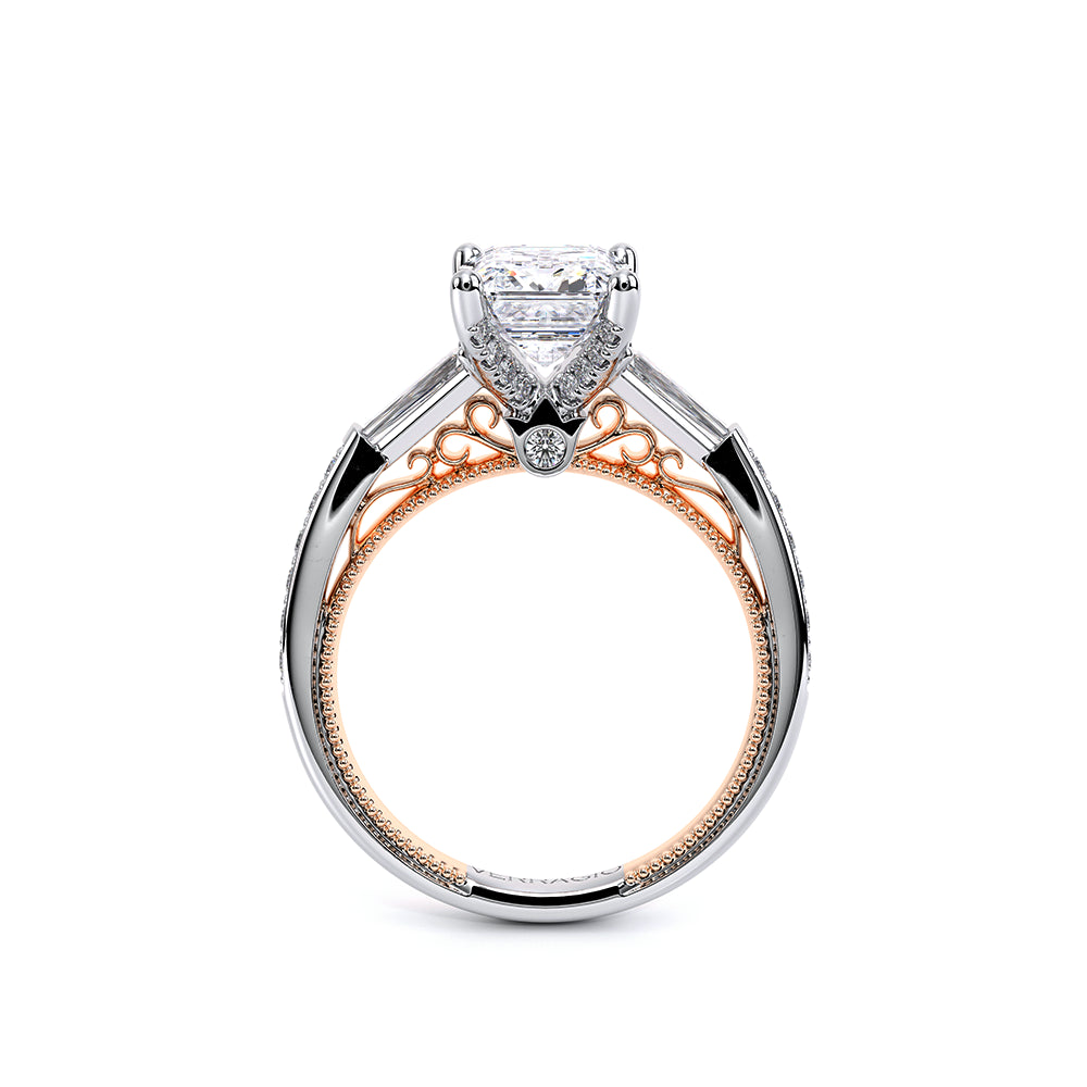 Venetian-5085em-18k Two Tone Emerald
