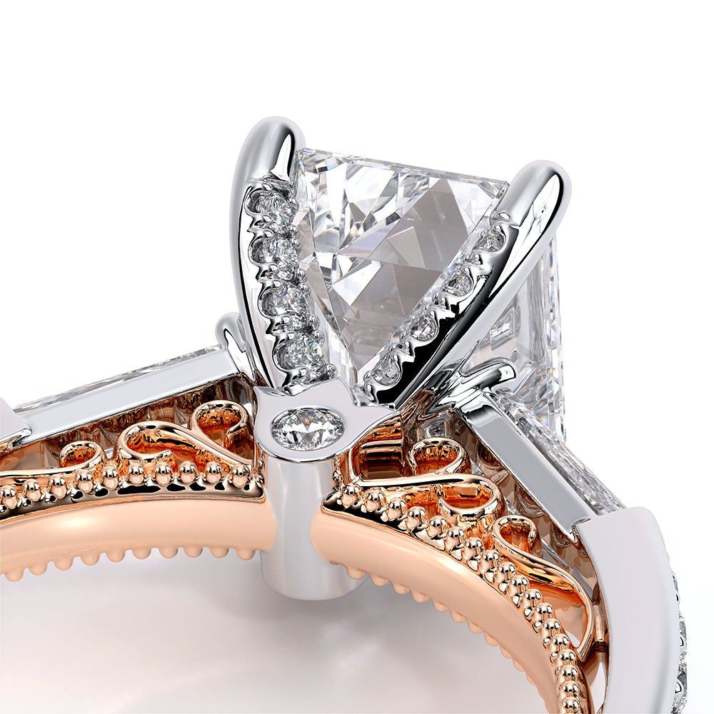 Venetian-5085em-14k Two Tone Emerald