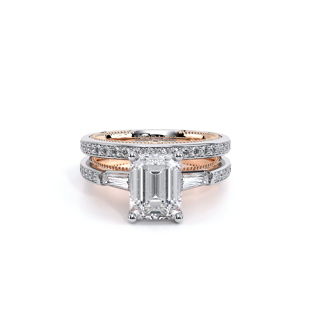 Venetian-5085em-18k Two Tone Emerald