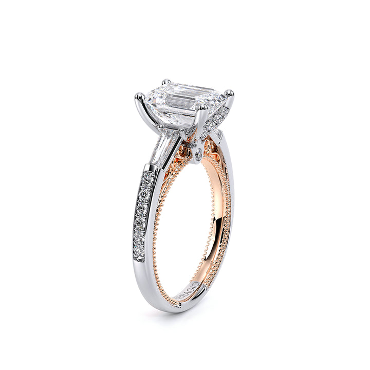 Venetian-5085em-14k Two Tone Emerald