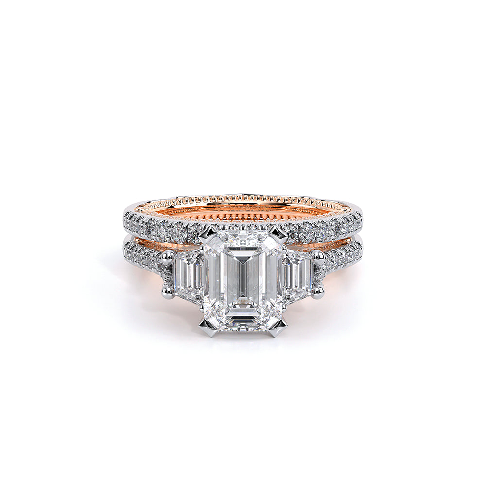 Venetian-5086em-14k Two Tone Emerald