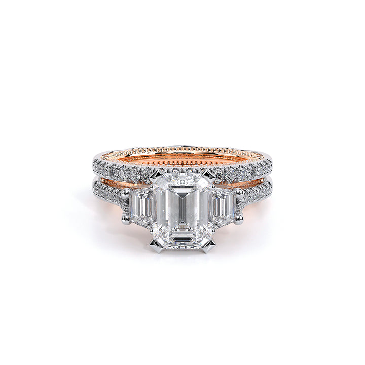 Venetian-5086em-14k Two Tone Emerald