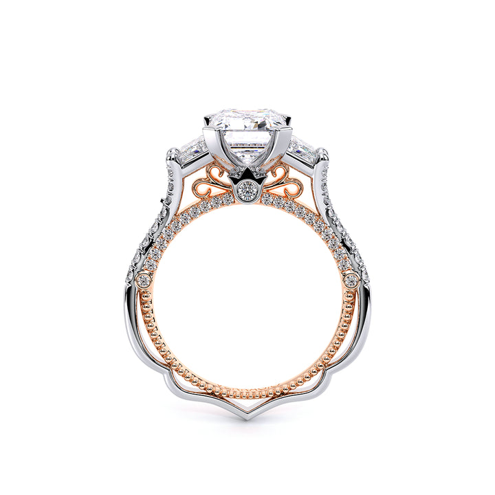 Venetian-5086em-14k Two Tone Emerald