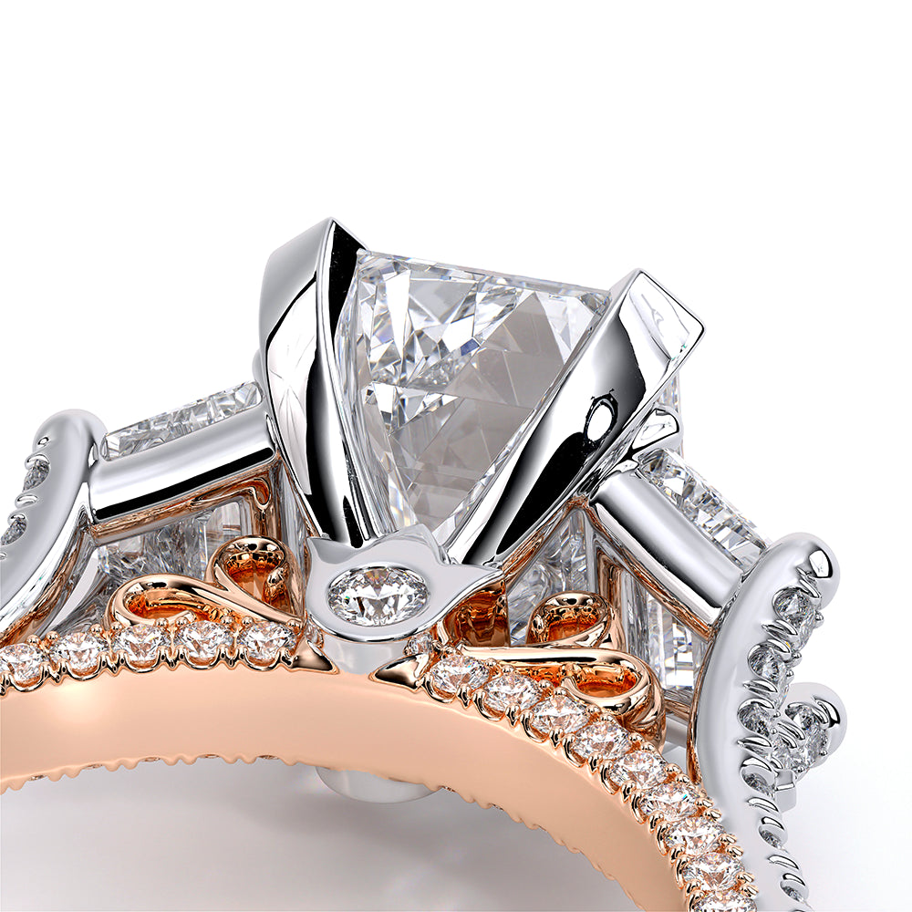 Venetian-5086em-18k Two Tone Emerald
