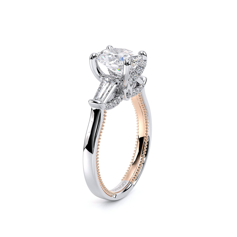 Renaissance-991OV-S-14K Two Tone Oval