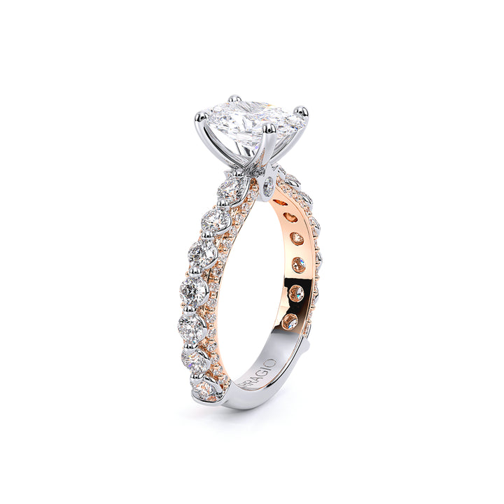 Couture-0488ov25-14k Two Tone Oval