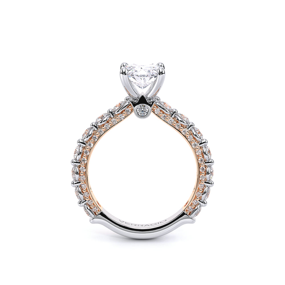 Couture-0488ov25-14k Two Tone Oval