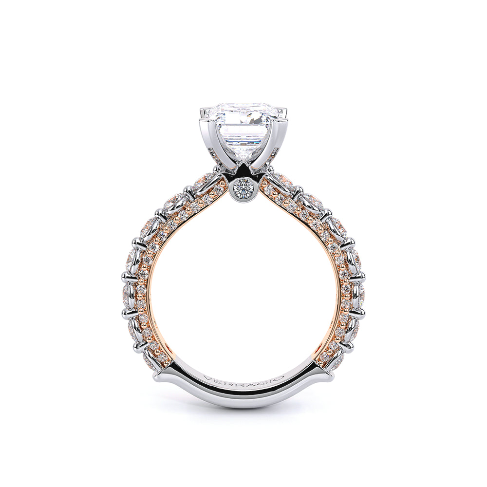 Couture-0488EM25-14K Two Tone Emerald