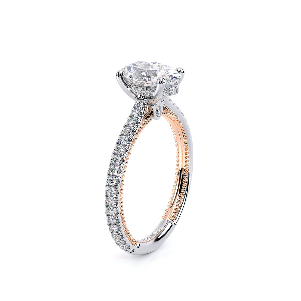 Renaissance-992OV13-18K Two Tone Oval